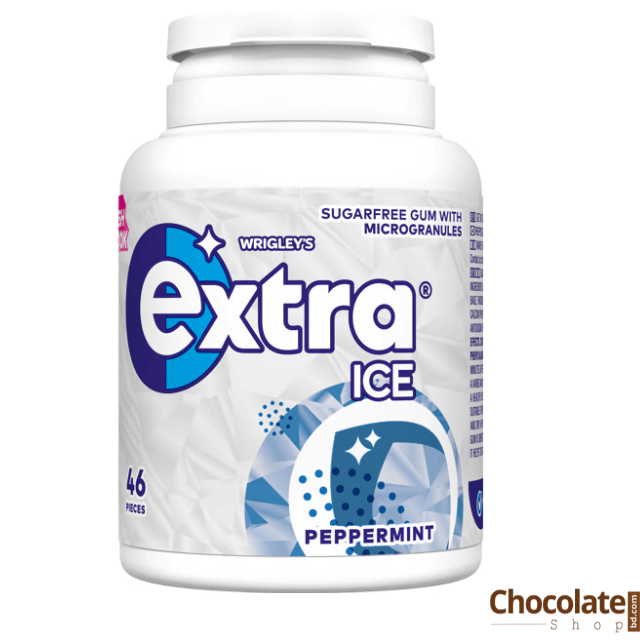 Extra Ice Peppermint Flavour Sugar Free Gum