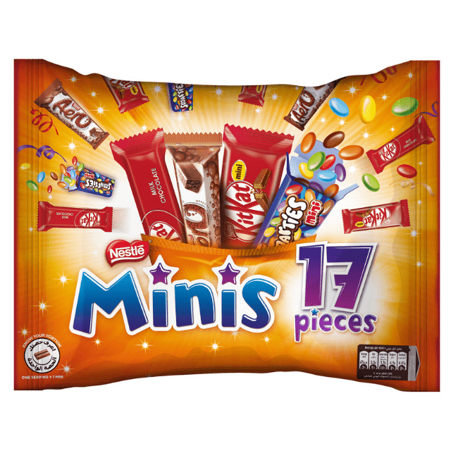 nestle minis 17 pieces
