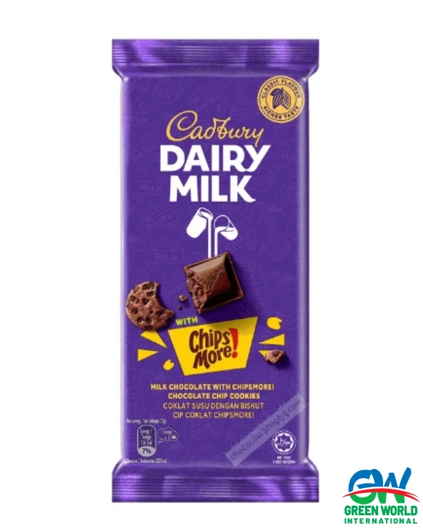 Cadbury Dairy Milk with Chipsmore Chocolate Bar 130g